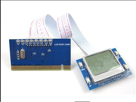 PCI pc motherboard diagnostic post debug test card with LCD 